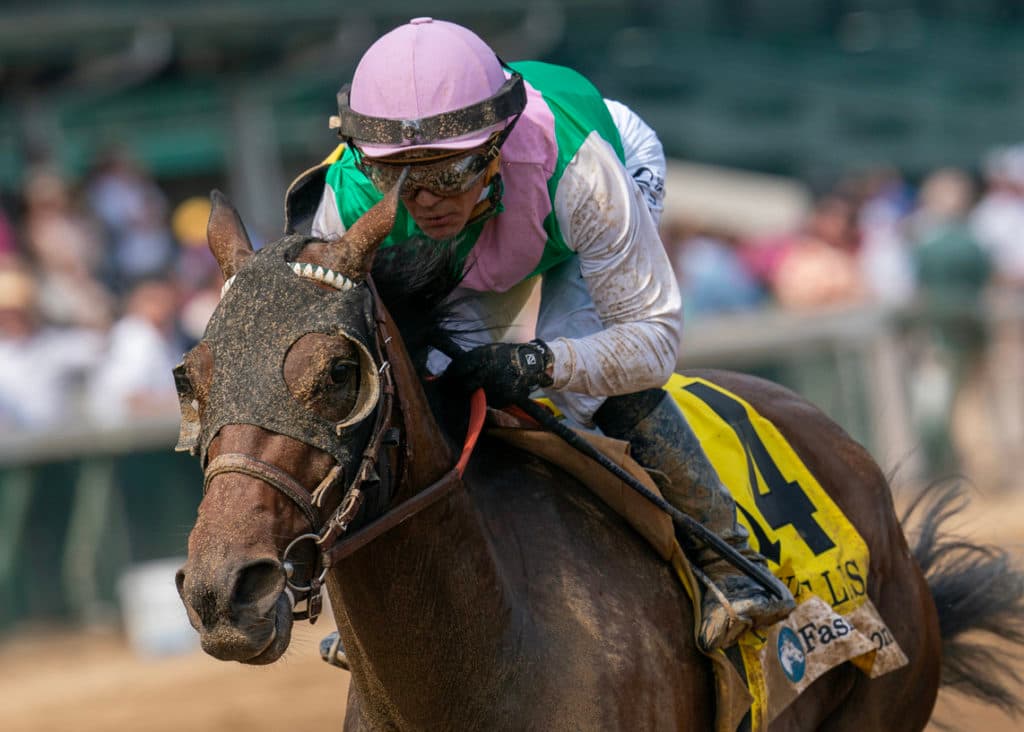 Scylla and Javier Castellano win the G3 Fleur de Lis Churchill Downs, Louisville, KY 6-29-24, Mathea Kelley